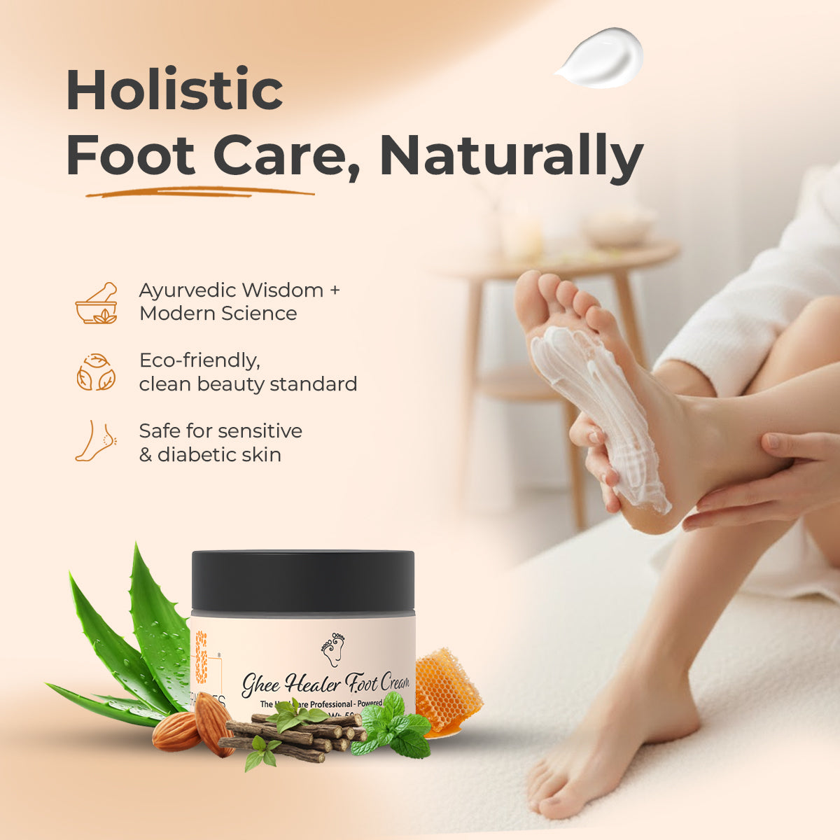 Ghee-Based Foot Cream