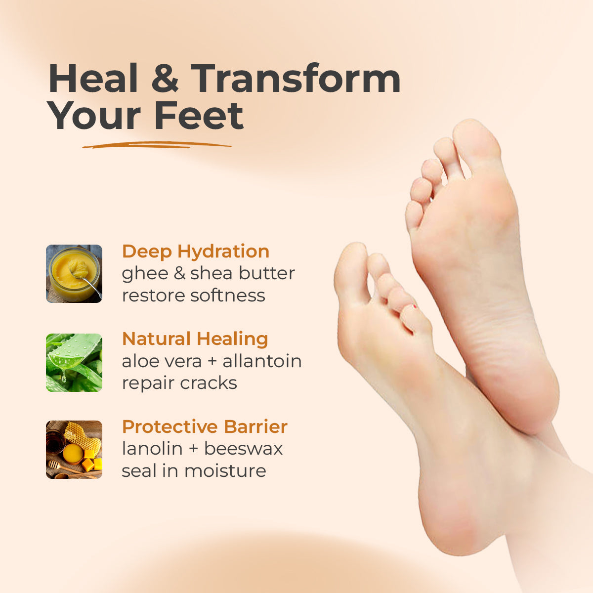 Ghee-Based Foot Cream