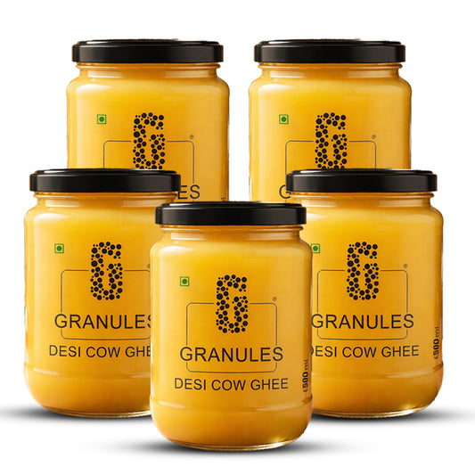 Pure Cow Ghee 500ml Pack of 5